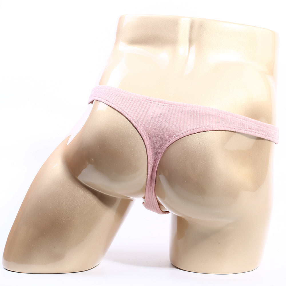 MetroMaleWear (M2W) Men's Rivera Thong Pink 6602-02