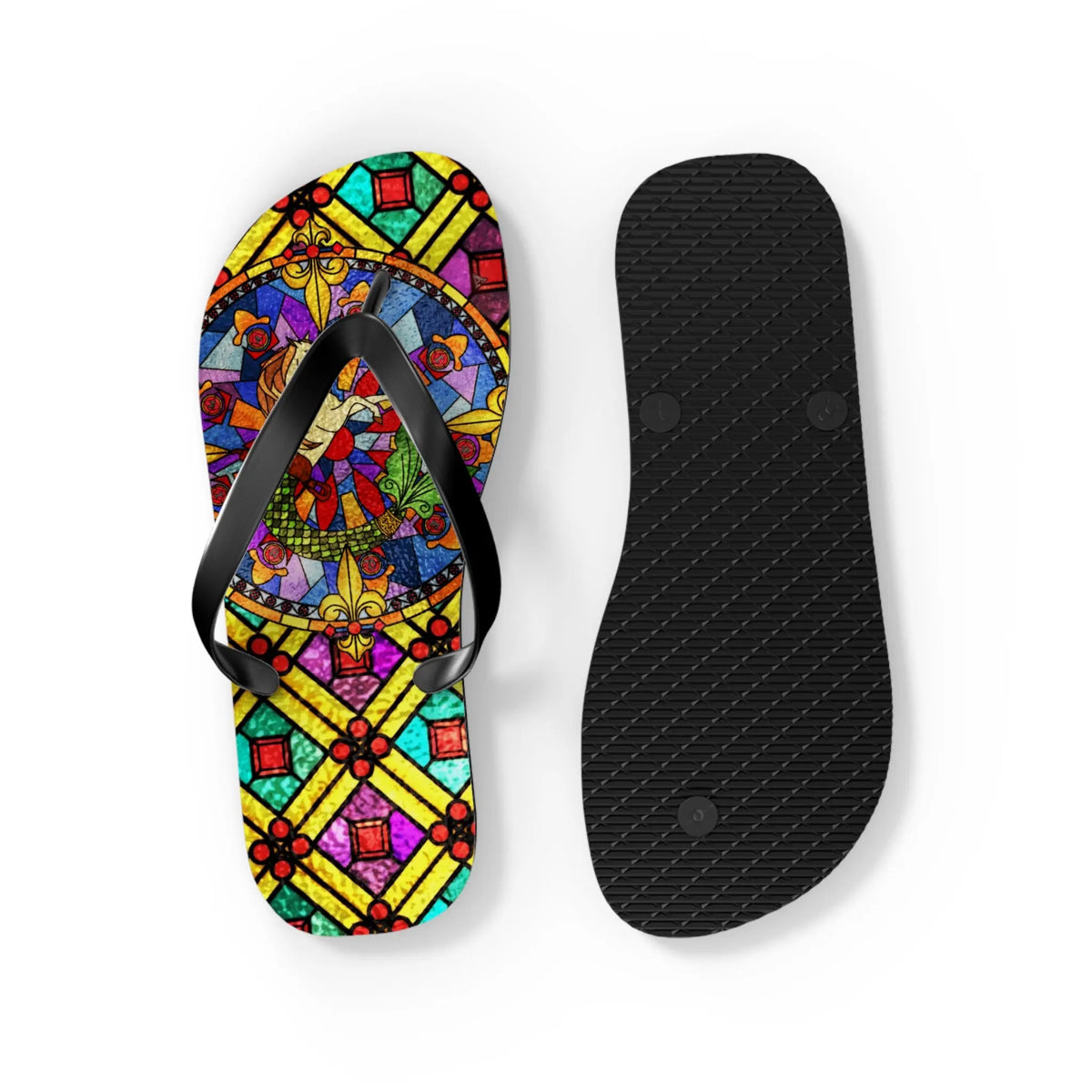 Maris Equi Men's Stained Glass Flip-Flops