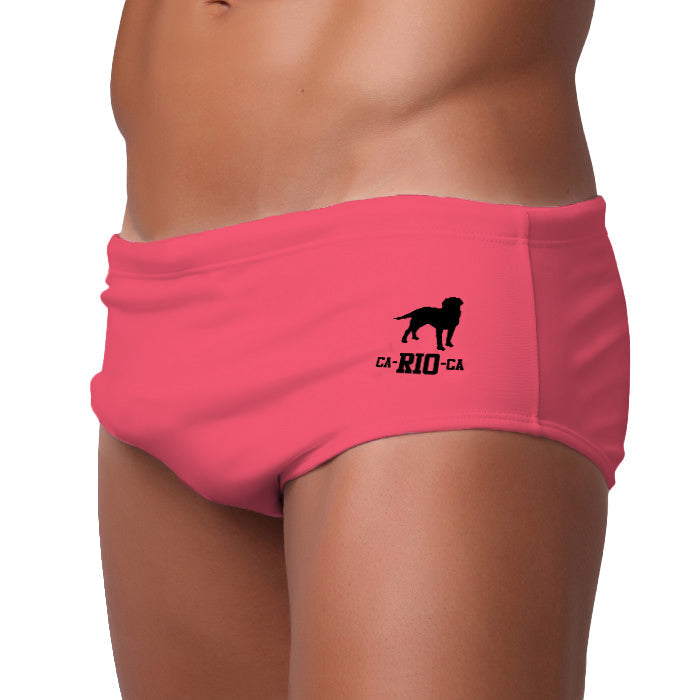 CA-RIO-CA PINK POP Herren-Badehose Sunga - Strandmode für Männer