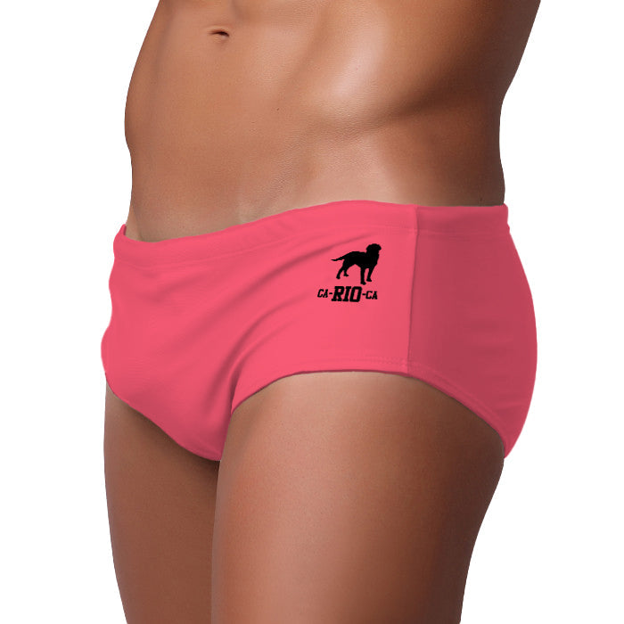 CA-RIO-CA PINK POP Herren-Badehose Sunga - Strandmode für Männer