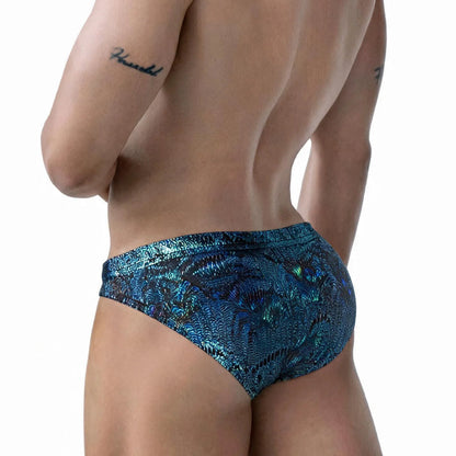 MetroMaleWear (M2W) Men's Pavo Real Bikini 7103-34
