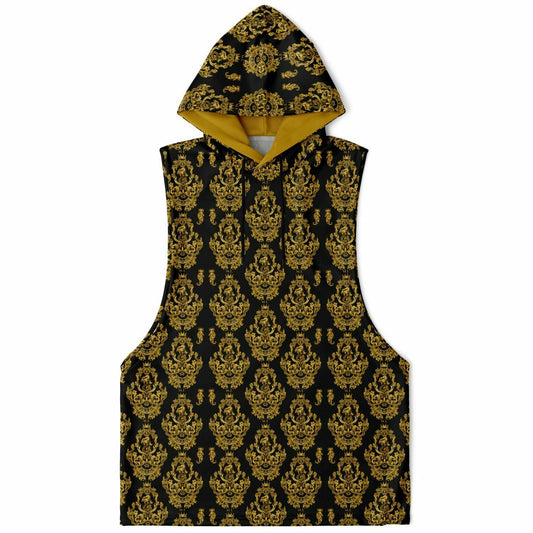 Maris Equi Gold Baroque Men's Drop Armhole Cotton Blend Hoodie