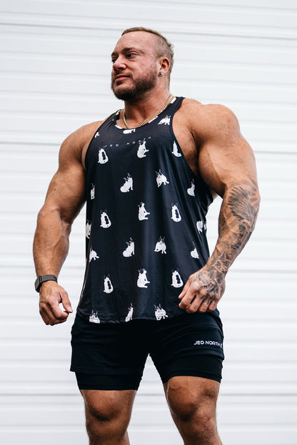 Jed North Men's Graphic Muscle Stringer - Bulldogs