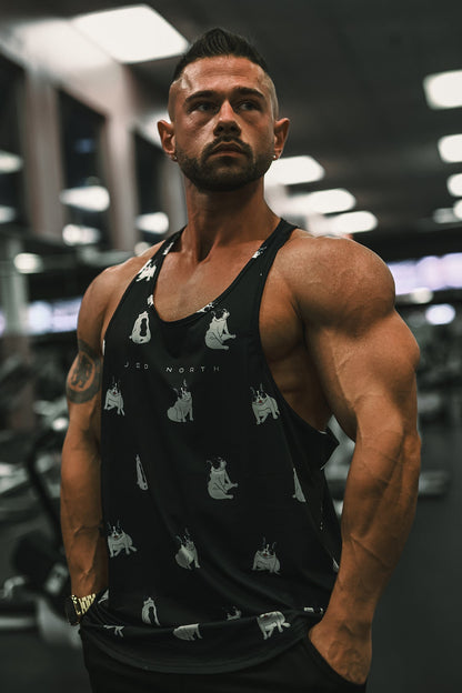 Jed North Men's Graphic Muscle Stringer - Bulldogs
