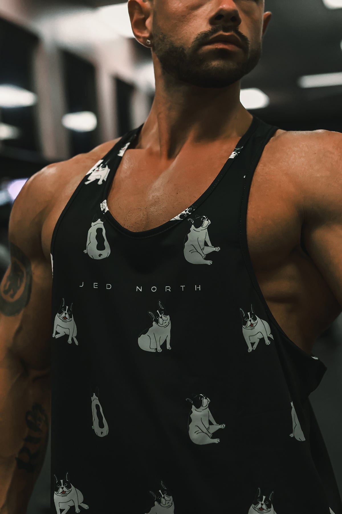 Jed North Men's Graphic Muscle Stringer - Bulldogs