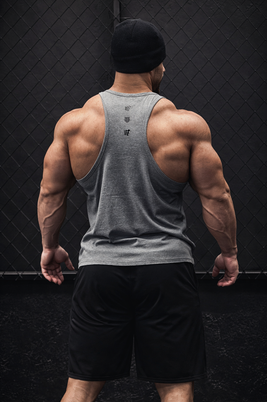 Jed North Men's Flex Training Stringer - Heather Gray