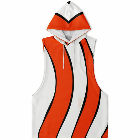 Maris Equi Clownfish Men's Drop Armhole Cotton Blend Hoodie