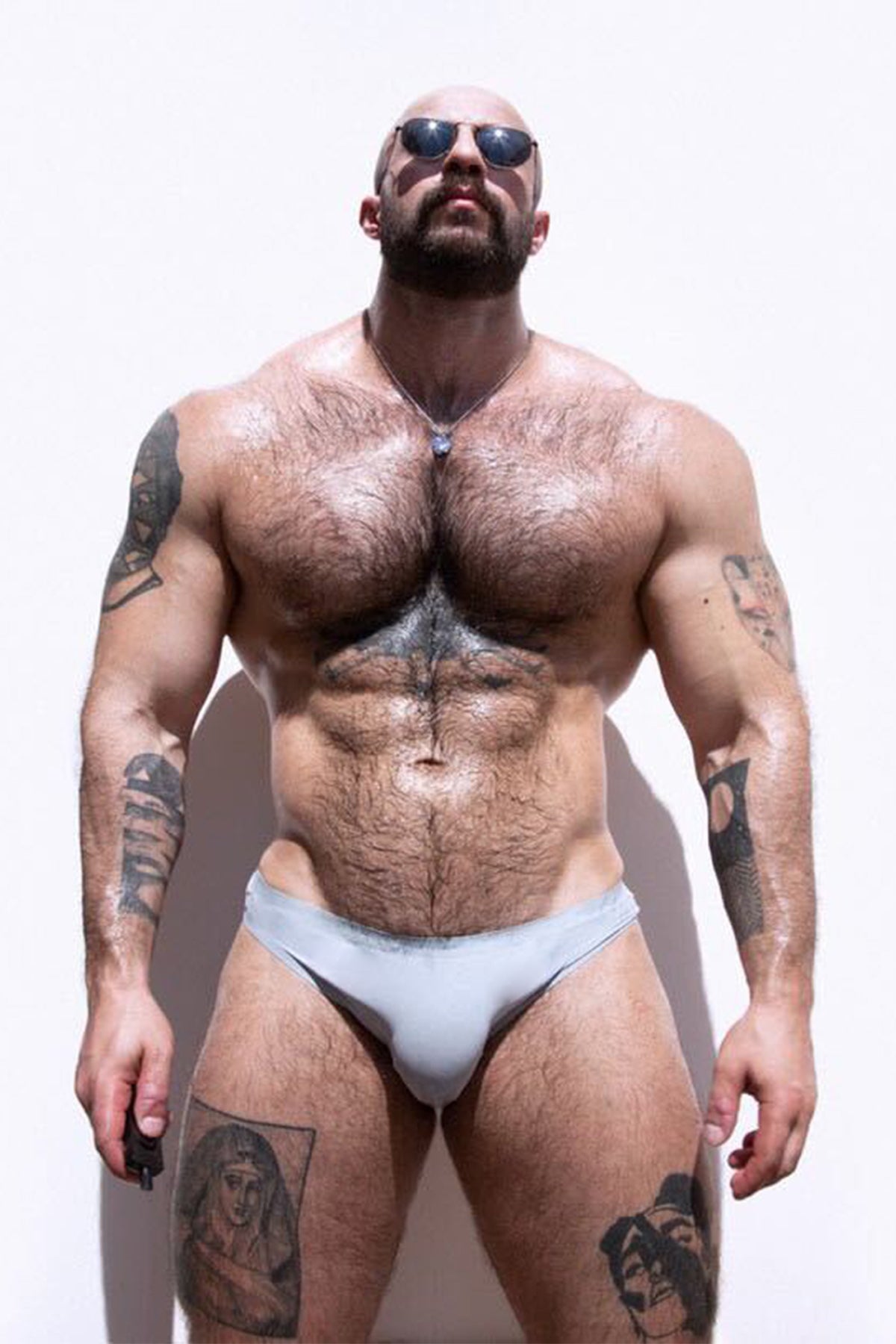 JJ Malibu Men's After-Hours Silky Seamless Briefs - Grey
