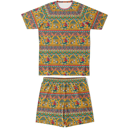 Maris Equi Aztec Shorts And Top Set For Men