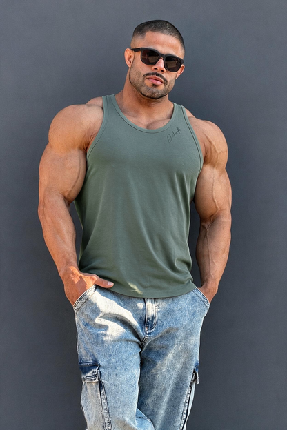 Jed North Men's Flex Training Stringer - Cool Mint