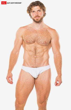 String pour homme ouvert à l'arrière Go Softwear 2076 - Blanc