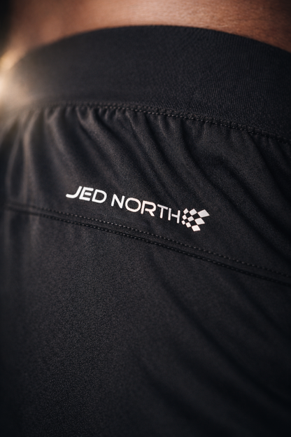 Jed North Men's 9" Side Cut Training Athletic Shorts - Black