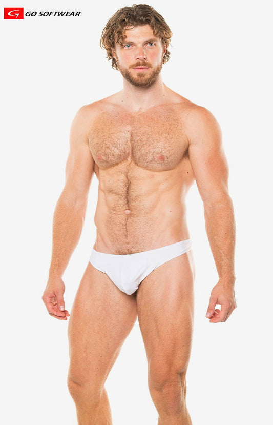 Go Softwear 2076 Men's Backless Thong - White