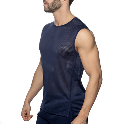 Addicted Los Angels Sports Tank Top - Navy