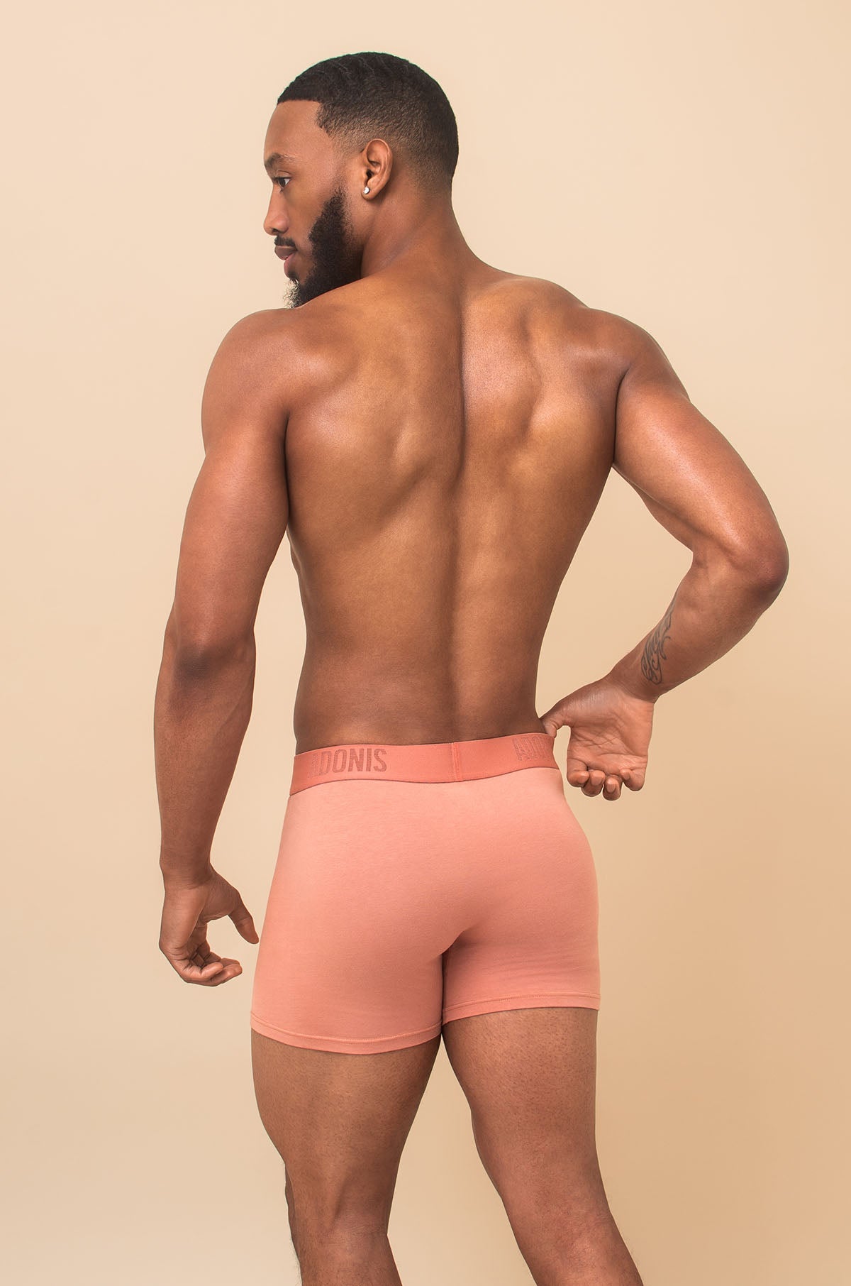 Adonis by Kyhry Men's Peach Cream Boxer Brief