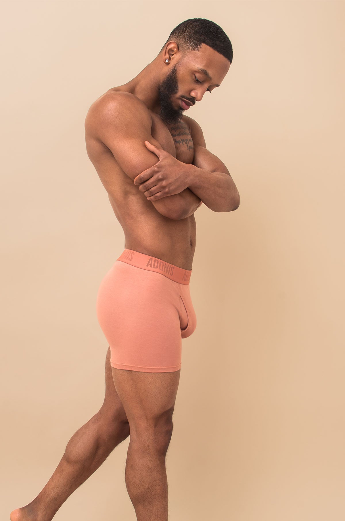 Adonis by Kyhry Men's Peach Cream 2-Piece Set
