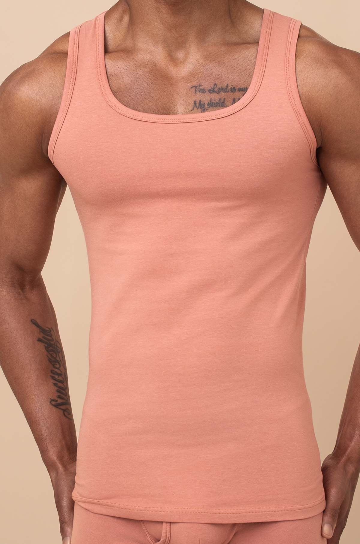 Adonis by Kyhry Men's Peach Cream 2-Piece Set