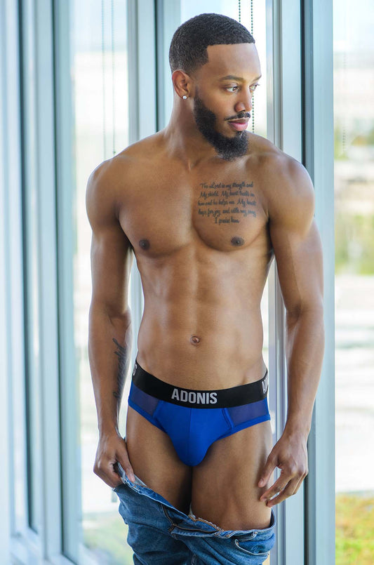 Adonis by Kyhry Men's LUXE Royal Blue Brief