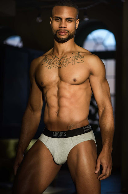 Adonis by Kyhry Men's Heather Grey Bottomless Brief
