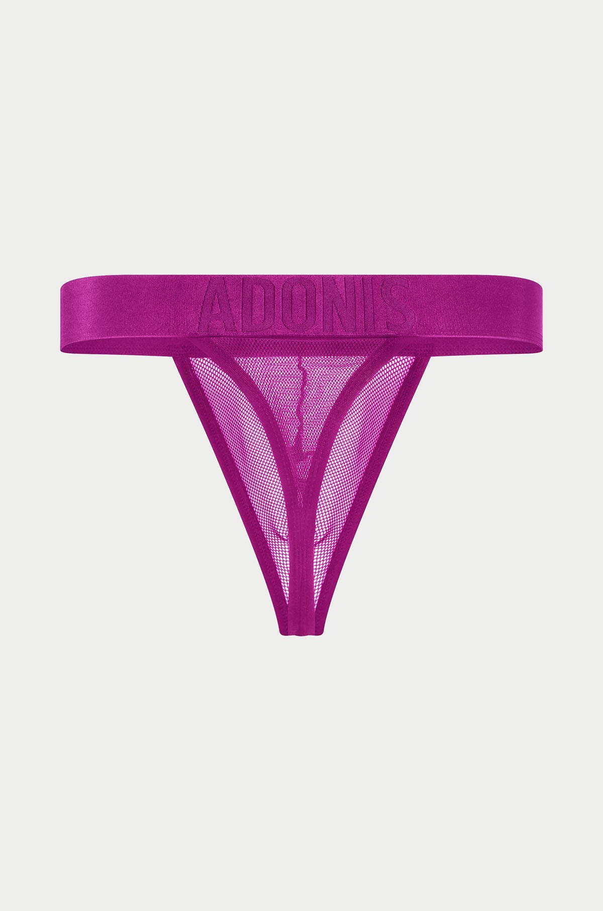 Adonis by Kyhry Men's Luxe Mesh Purple Persuasion Thong