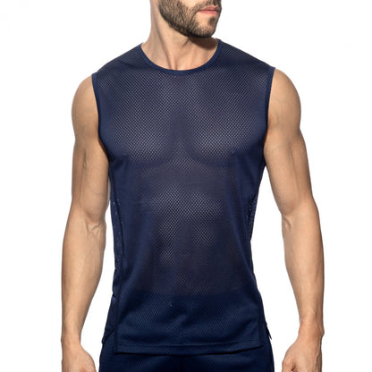Addicted Los Angels Sports Tank Top - Navy