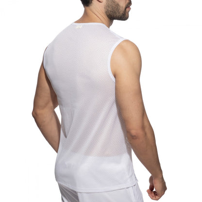 Addicted Los Angels Sports Tank Top - White