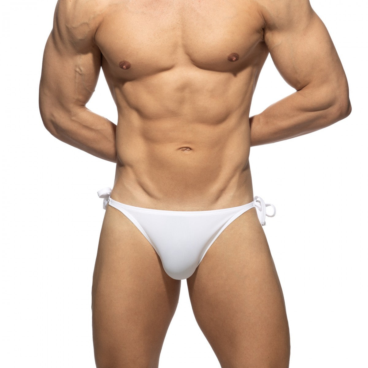 Addicted Multii-Cord Swim Bikini Brief - White