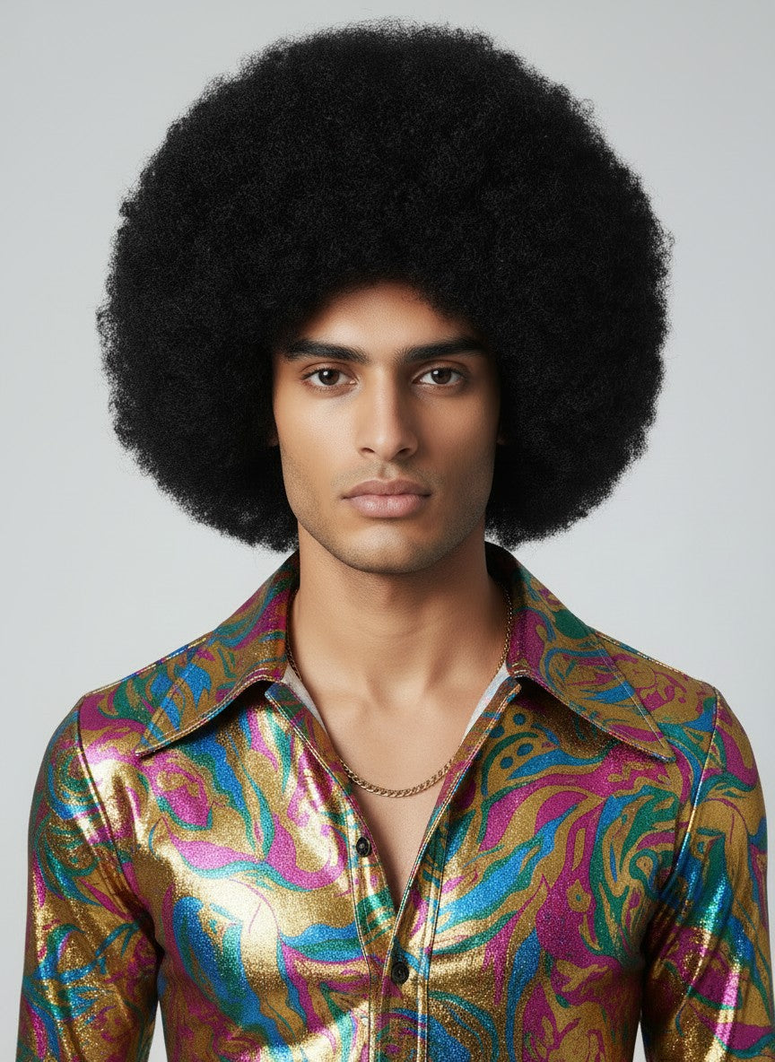 Perruque afro KBW Global - Noir - Noir