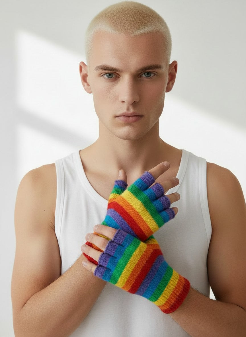 KBW Global Regenbogen-Fingerhandschuhe