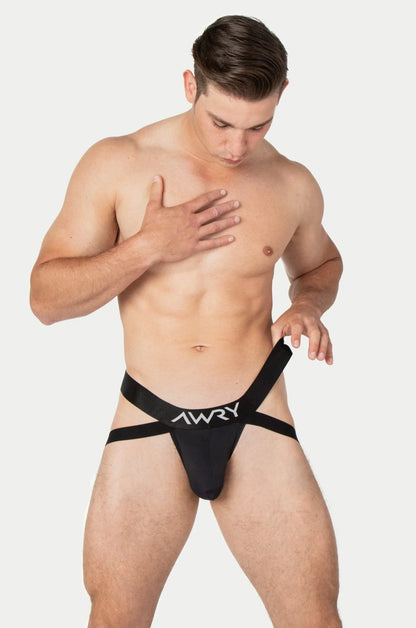 AWRY Menswear Apex Jock Thong - Black