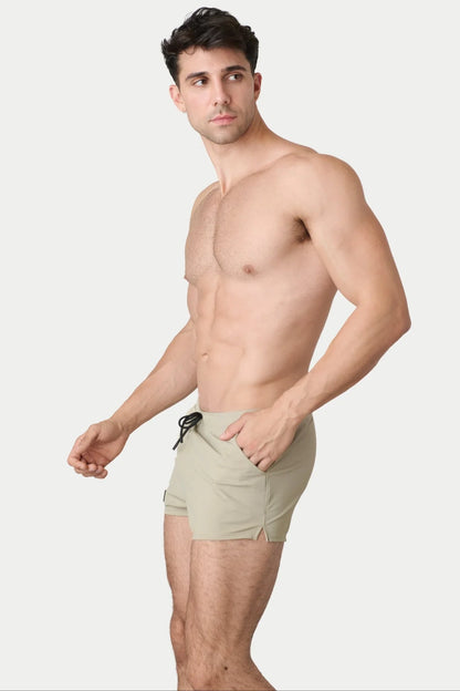 AWRY Menswear Hybrid Swim Short - Sand