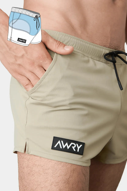 AWRY Menswear Hybrid Swim Short - Sand
