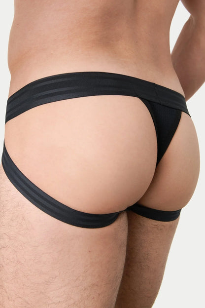 AWRY Menswear Lift Jock Thong Underwear - Black