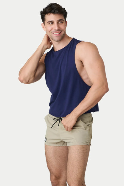 AWRY Menswear Raw Crop Tank