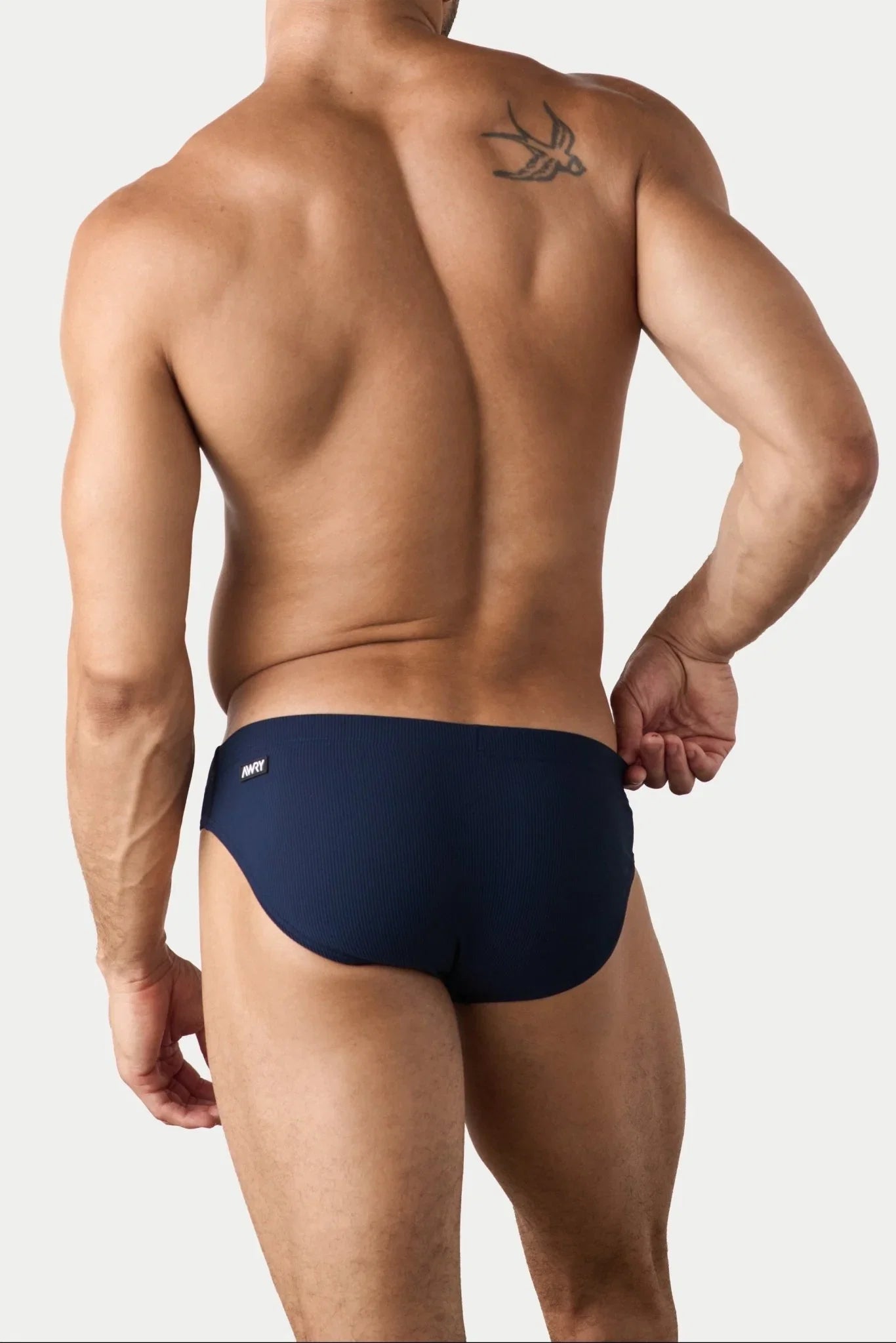 AWRY Menswear Oaisis Classic Swim Brief - Navy