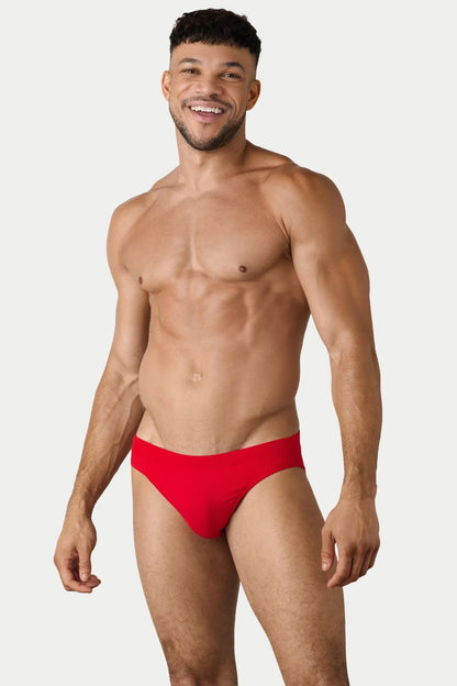 AWRY Menswear Oaisis Classic Swim Brief - Red