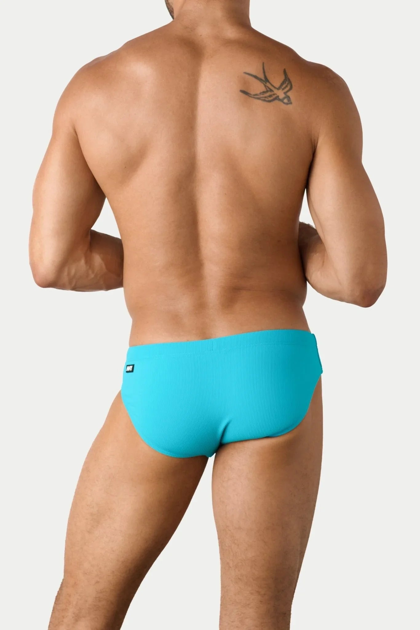 AWRY Menswear Oaisis Classic Swim Brief - Cyan
