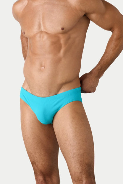AWRY Menswear Oaisis Classic Swim Brief - Cyan