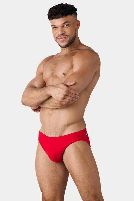 AWRY Menswear Oaisis Classic Swim Brief - Red