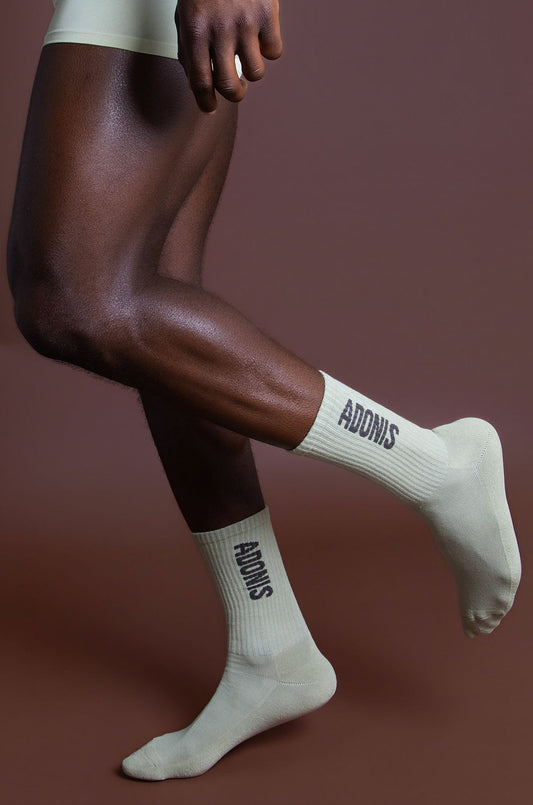 Adonis by Kyhry Men's Sage Crew Sock