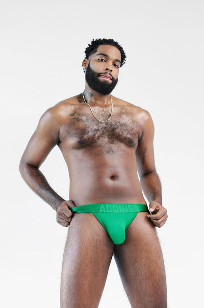 Adonis by Kyhry Men's Green Jock/Brief
