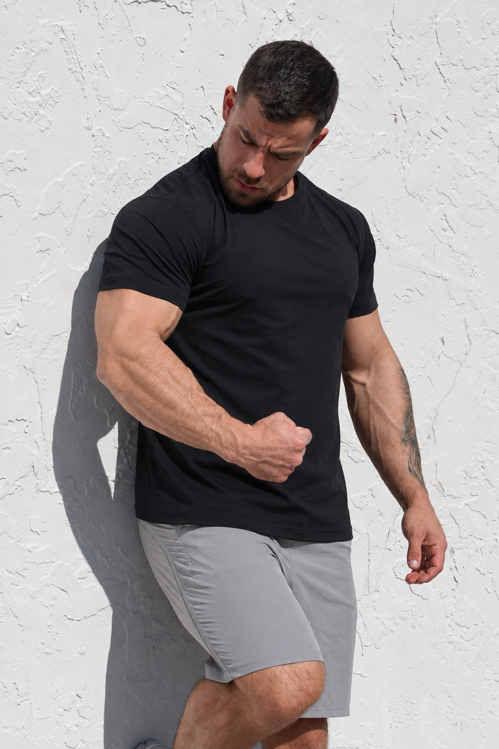 Jed North Men's Athletic Training Tee - Black