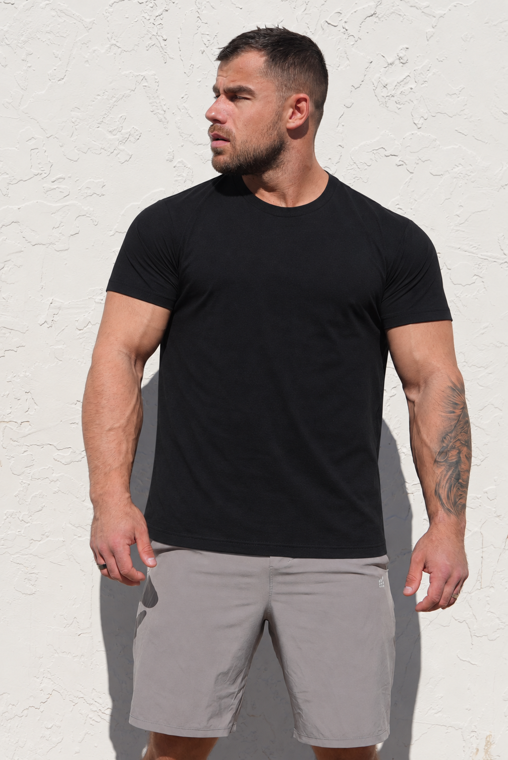 Jed North Men's Athletic Training Tee - Black