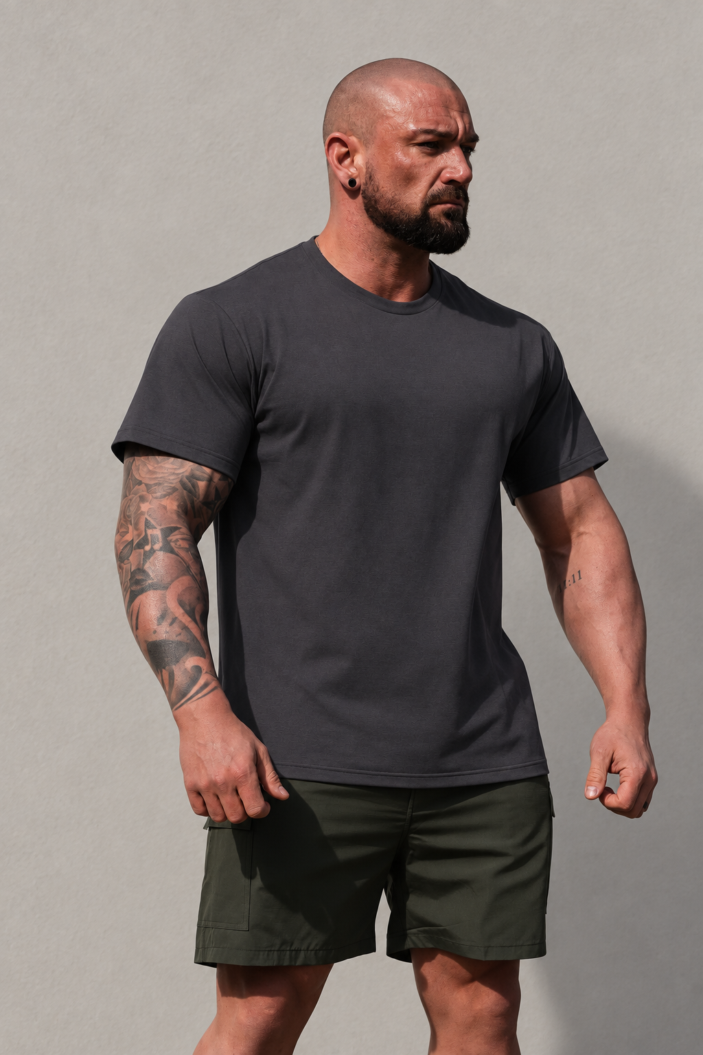 Jed North Men's Athletic Training Tee - Gray