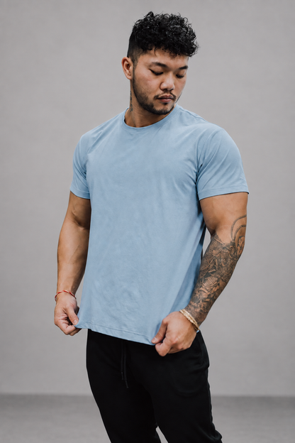 Jed North Men's Athletic Training Tee - Light Blue