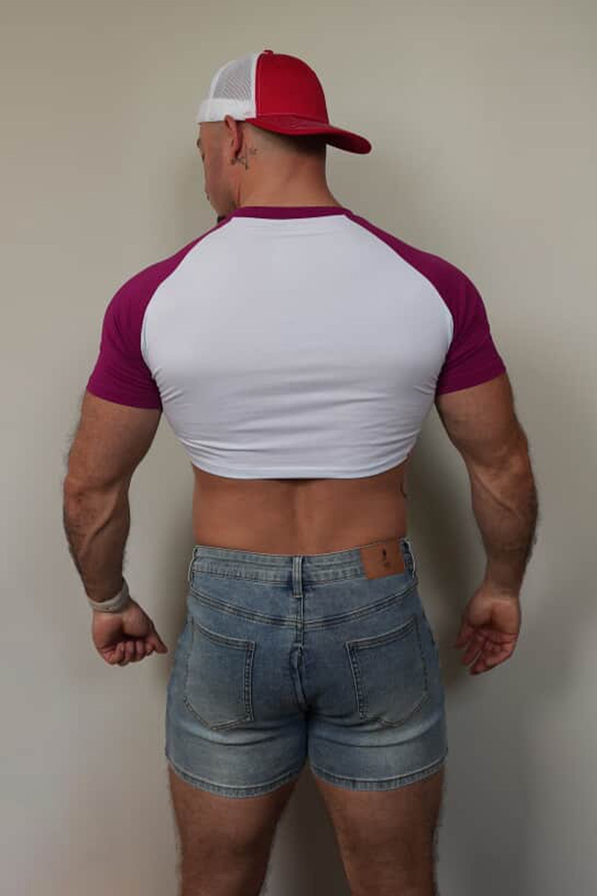 JJ Malibu Men's Muscle-Fit Crop Tee - Versatile
