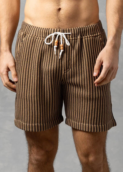 Short à cordon de serrage en maille Toscane Bespoke Moda pour homme - Disponible en 2 couleurs