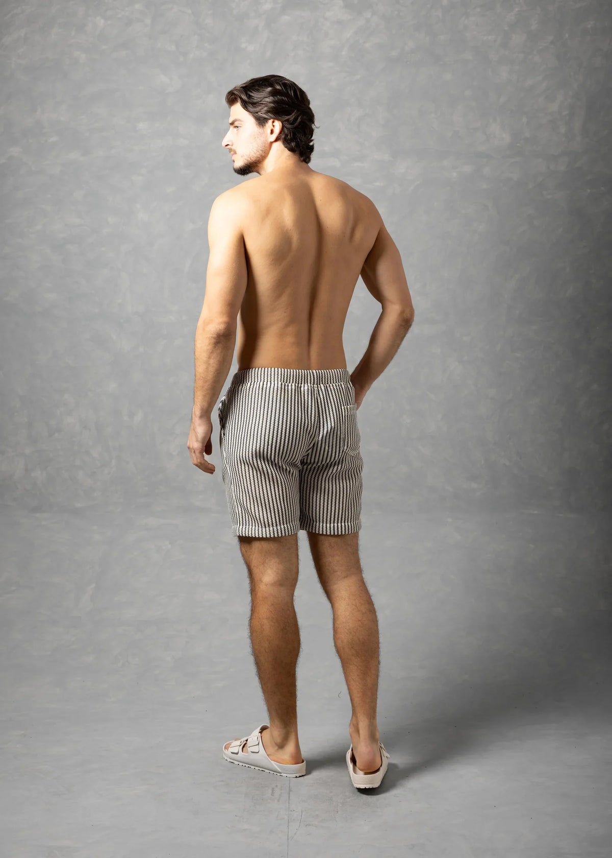 Short à cordon de serrage en maille Toscane Bespoke Moda pour homme - Disponible en 2 couleurs
