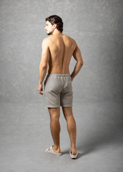 Short à cordon de serrage en maille Toscane Bespoke Moda pour homme - Disponible en 2 couleurs