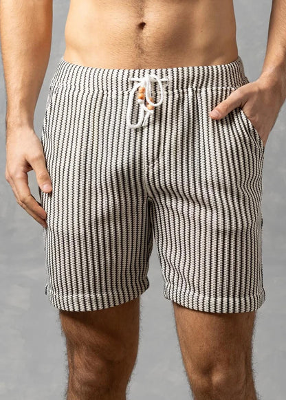 Short à cordon de serrage en maille Toscane Bespoke Moda pour homme - Disponible en 2 couleurs